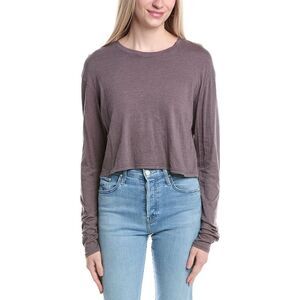 Labiz Womens  Jersey Long Sleeve Top, Purple